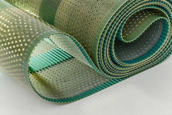 Belt Punching Spacing and Layout Example, Custom Perforated Belt Arrangement in Australia