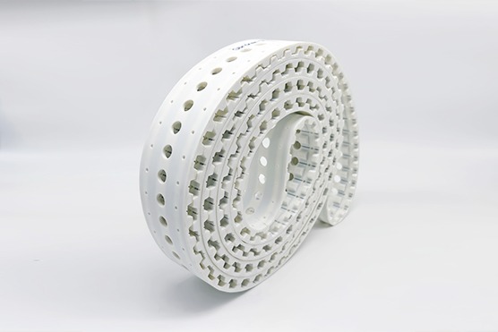 Finished Belt Punching Product Display 2, Custom Perforated Belts Ready for Installation in Australia