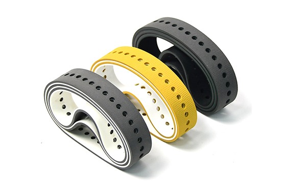 Finished Belt Punching Product Display 3, Custom Perforated Belts Ready for Installation in Australia