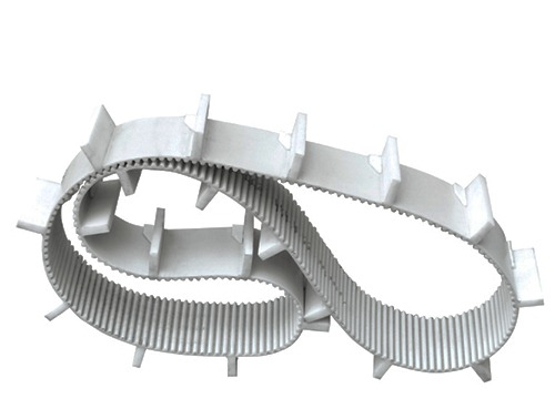 Belt Stop Blocks Spacing and Layout Example, Custom Cleated Belt Arrangement in Australia