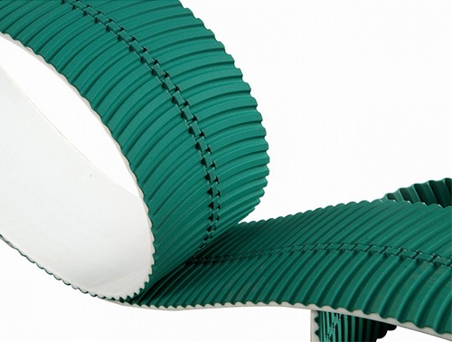 Belt with Guide Strips Service Cover, Custom Guided Conveyor Belts Ex-Stock in Australia