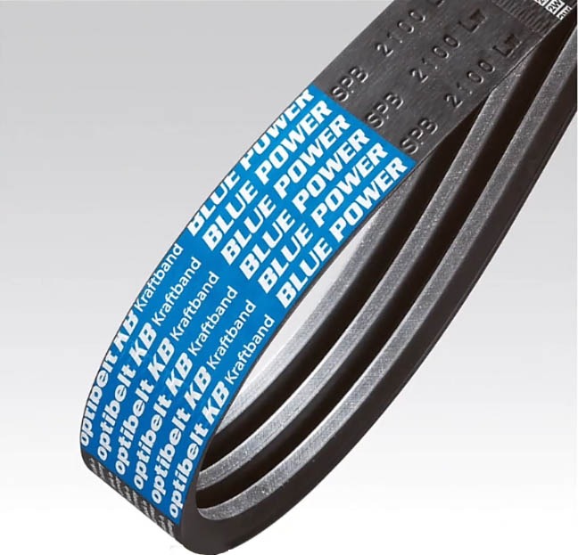 Optibelt Blue Power high-performance industrial power transmission belt