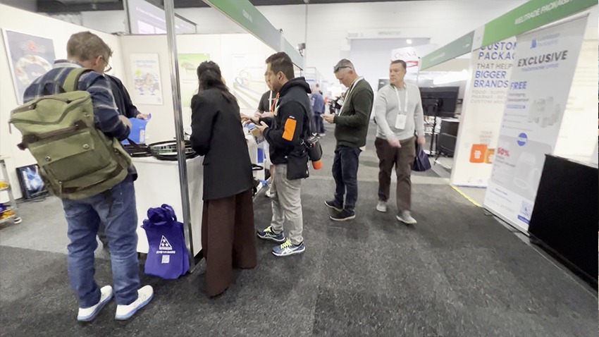 GM Belting exhibition booth showcasing industrial belts at Foodpro Melbourne 2026 Australia