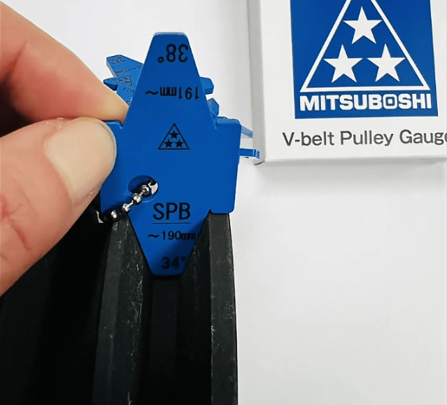 Mitsuboshi V-Belt Pulley Groove Gauge inspection tool