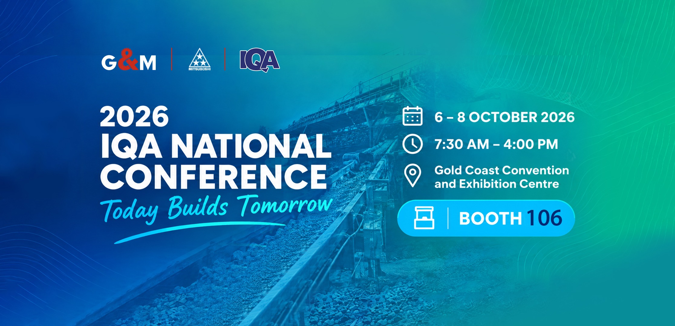 GM Belting Australia mining industry exhibition invitation for industrial belts Mining Exhibition Invitation |