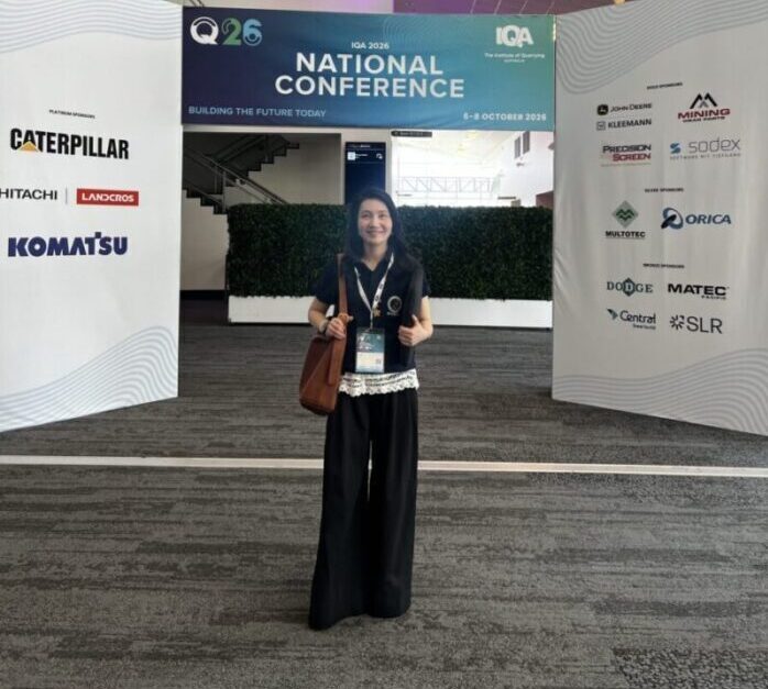 G&M Belting Company Representative at IQA 2026 Mining Exhibition Australia